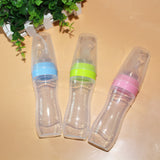 Silicone Baby Spoon Bottle Feeder for First Solid Foods