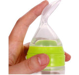 Silicone Baby Spoon Bottle Feeder for First Solid Foods